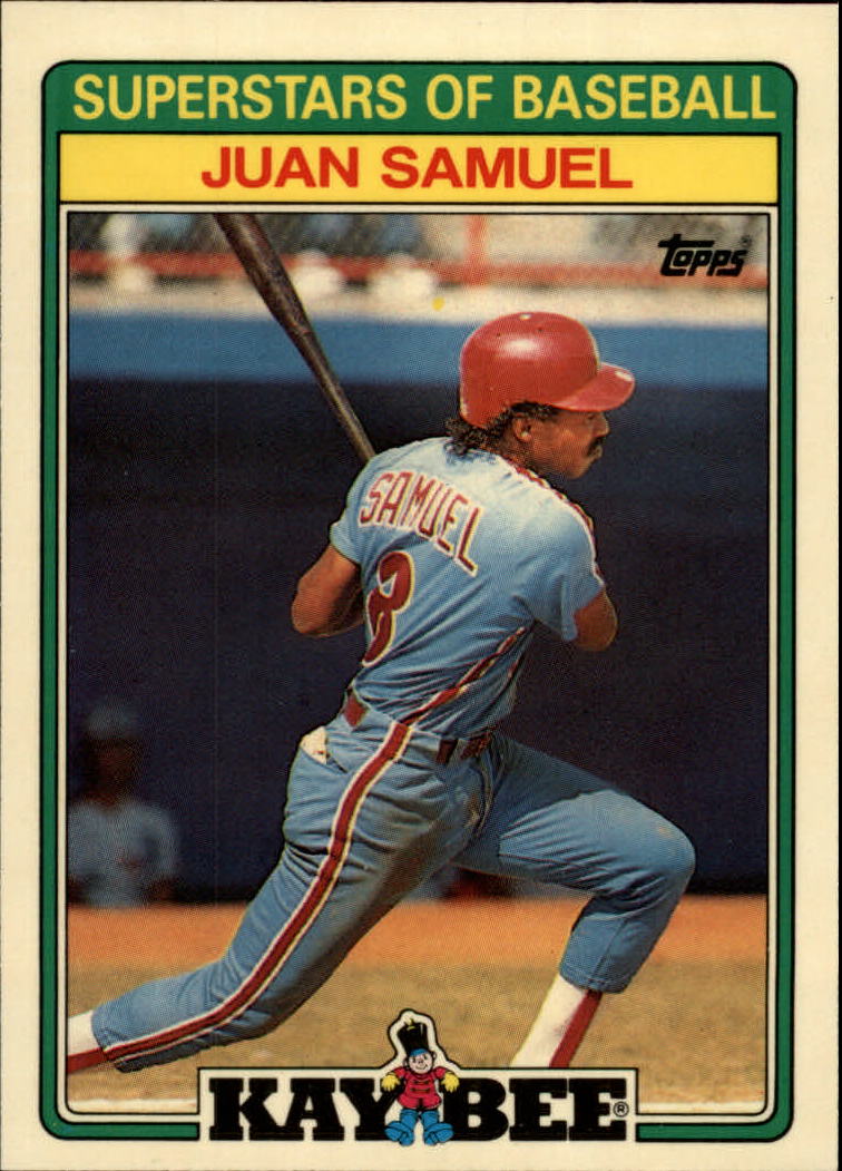 1988 Kay-Bee Baseball Cards    026      Juan Samuel
